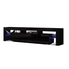 Unit TV Cabinet LED 189cm Black Elo