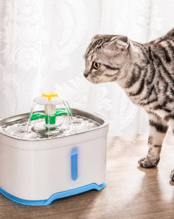 YES4PETS 2.5L Automatic Electric Pet Water Fountain Dog Cat Water Feeder Bowl Dispenser