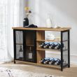 Levede Industrial Bar Cabinet