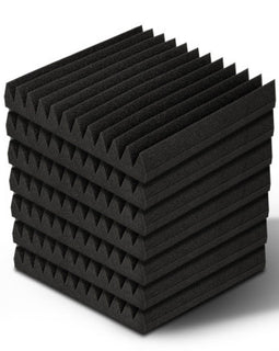 20pcs Acoustic Foam Panels Tiles Studio Sound Absorbtion Wedge 30X30CM