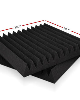 20pcs Acoustic Foam Panels Tiles Studio Sound Absorbtion Wedge 30X30CM