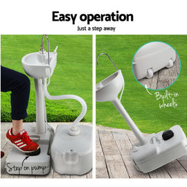 Portable Camping Wash Basin 43L