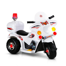 Rigo Kids Ride On Motorbike Motorcycle Car Toys White